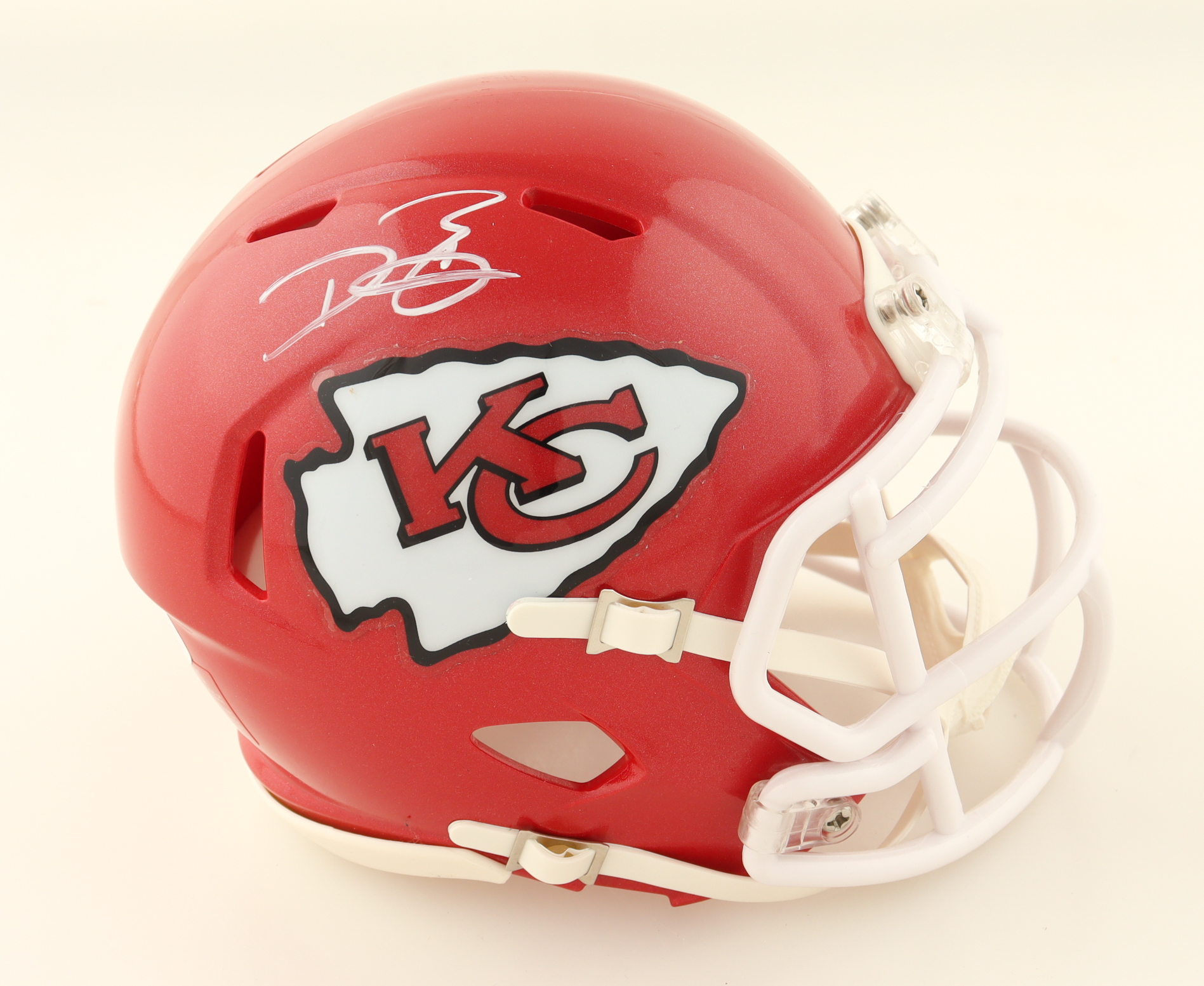 Dwayne Bowe Signed Chiefs Speed Mini Helmet (JSA) at PristineAuction.com Dwayne Bowe Signed Chiefs Speed Mini Helmet (JSA) at PristineAuction.com