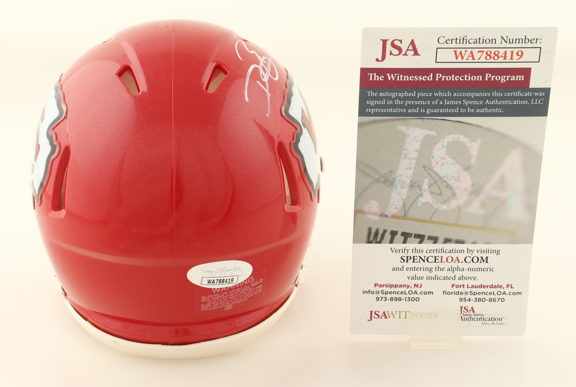 Dwayne Bowe Signed Chiefs Speed Mini Helmet (JSA) at PristineAuction.com Dwayne Bowe Signed Chiefs Speed Mini Helmet (JSA) at PristineAuction.com