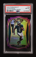 Jalen Hurts 2020 Select Prizm Purple Die Cut #150 RC (PSA 8) at PristineAuction.com