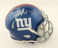 Jalin Hyatt Signed Giants Speed Mini Helmet (JSA & PIA) at PristineAuction.com