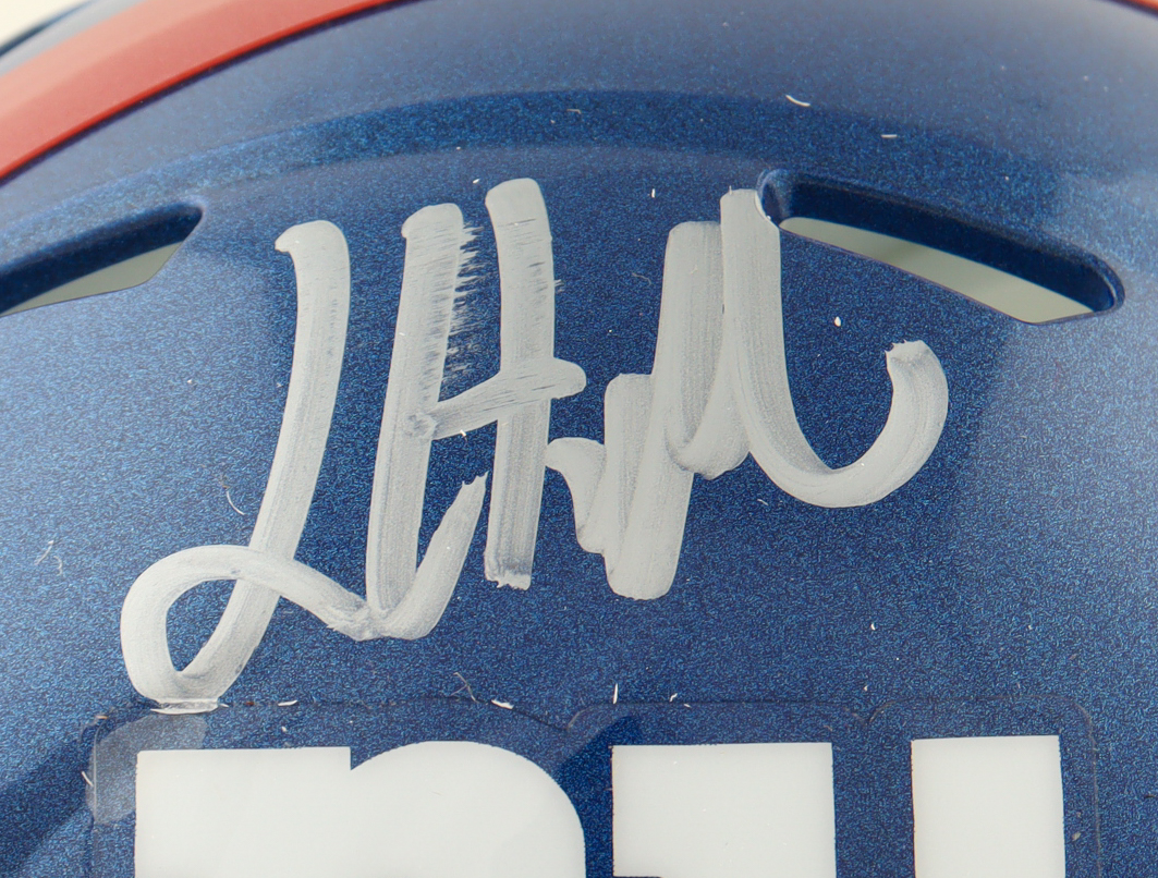 Jalin Hyatt Signed Giants Speed Mini Helmet (JSA & PIA) at PristineAuction.com Jalin Hyatt Signed Giants Speed Mini Helmet (JSA & PIA) at PristineAuction.com