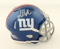 Jalin Hyatt Signed Giants Speed Mini Helmet (JSA & PIA) at PristineAuction.com