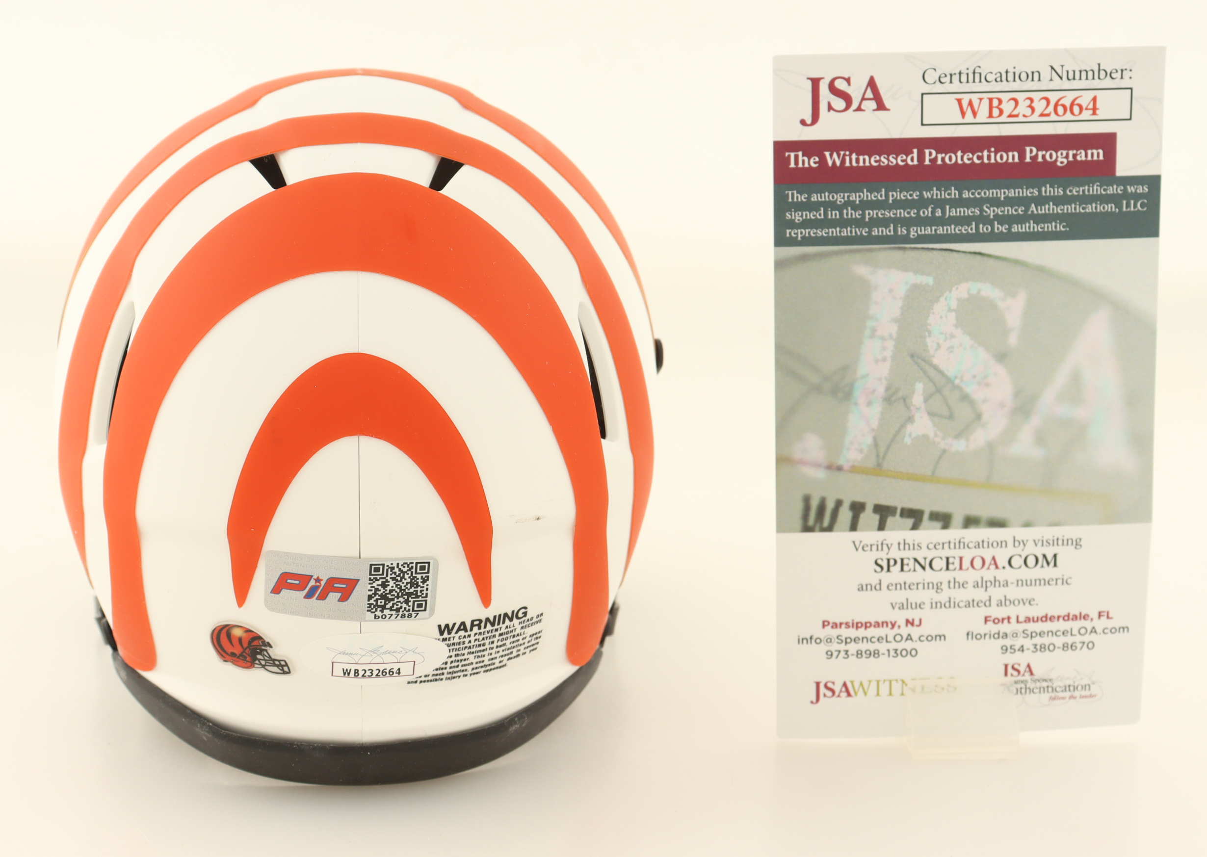 Joe Mixon Signed Bengals Lunar Eclipse Alternate Speed Mini Helmet (JSA & PIA) at PristineAuction.com Joe Mixon Signed Bengals Lunar Eclipse Alternate Speed Mini Helmet (JSA & PIA) at PristineAuction.com