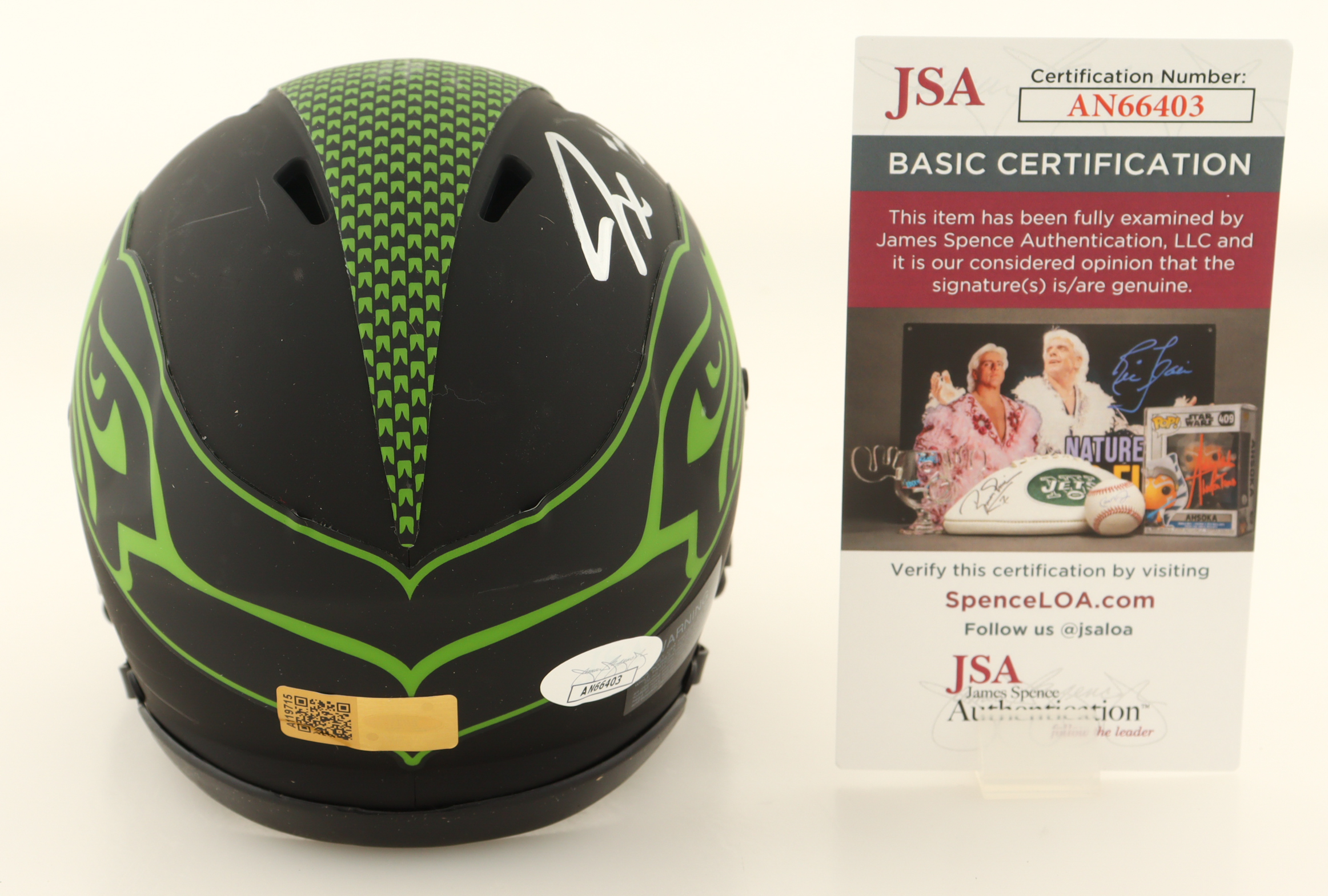 Jaxon Smith-Njigba Signed Seahawks Eclipse Alternate Speed Mini Helmet (JSA & PIA) at PristineAuction.com Jaxon Smith-Njigba Signed Seahawks Eclipse Alternate Speed Mini Helmet (JSA & PIA) at PristineAuction.com