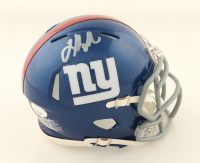 Jalin Hyatt Signed Giants Speed Mini Helmet (JSA & PIA) at PristineAuction.com