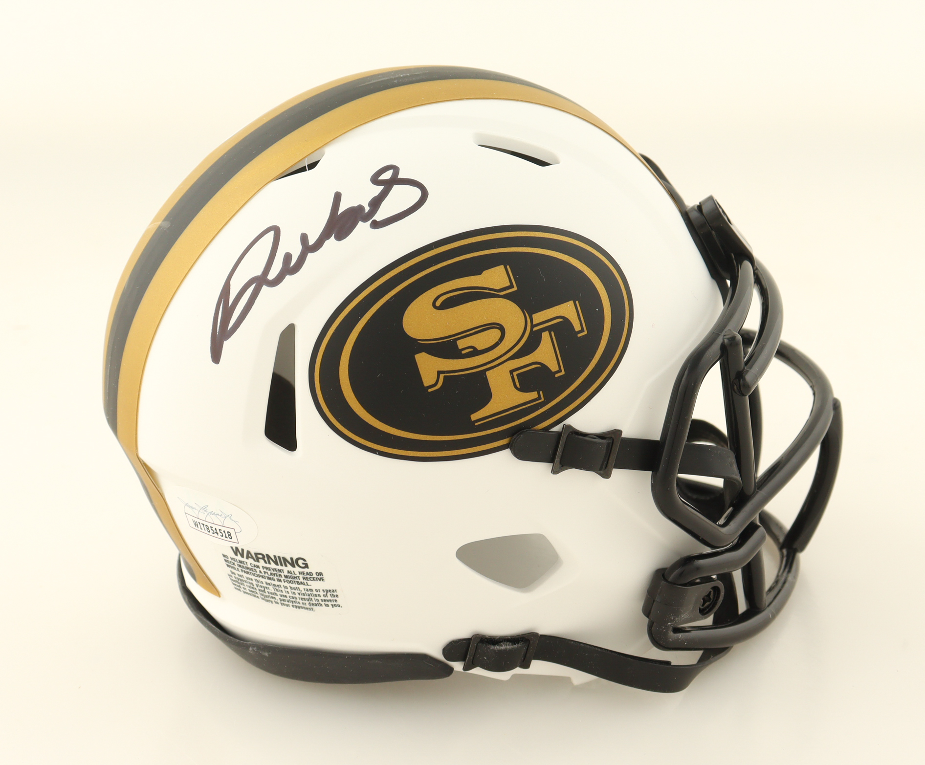 Deebo Samuel Signed 49ers Lunar Eclipse Alternate Speed Mini Helmet (JSA) at PristineAuction.com Deebo Samuel Signed 49ers Lunar Eclipse Alternate Speed Mini Helmet (JSA) at PristineAuction.com