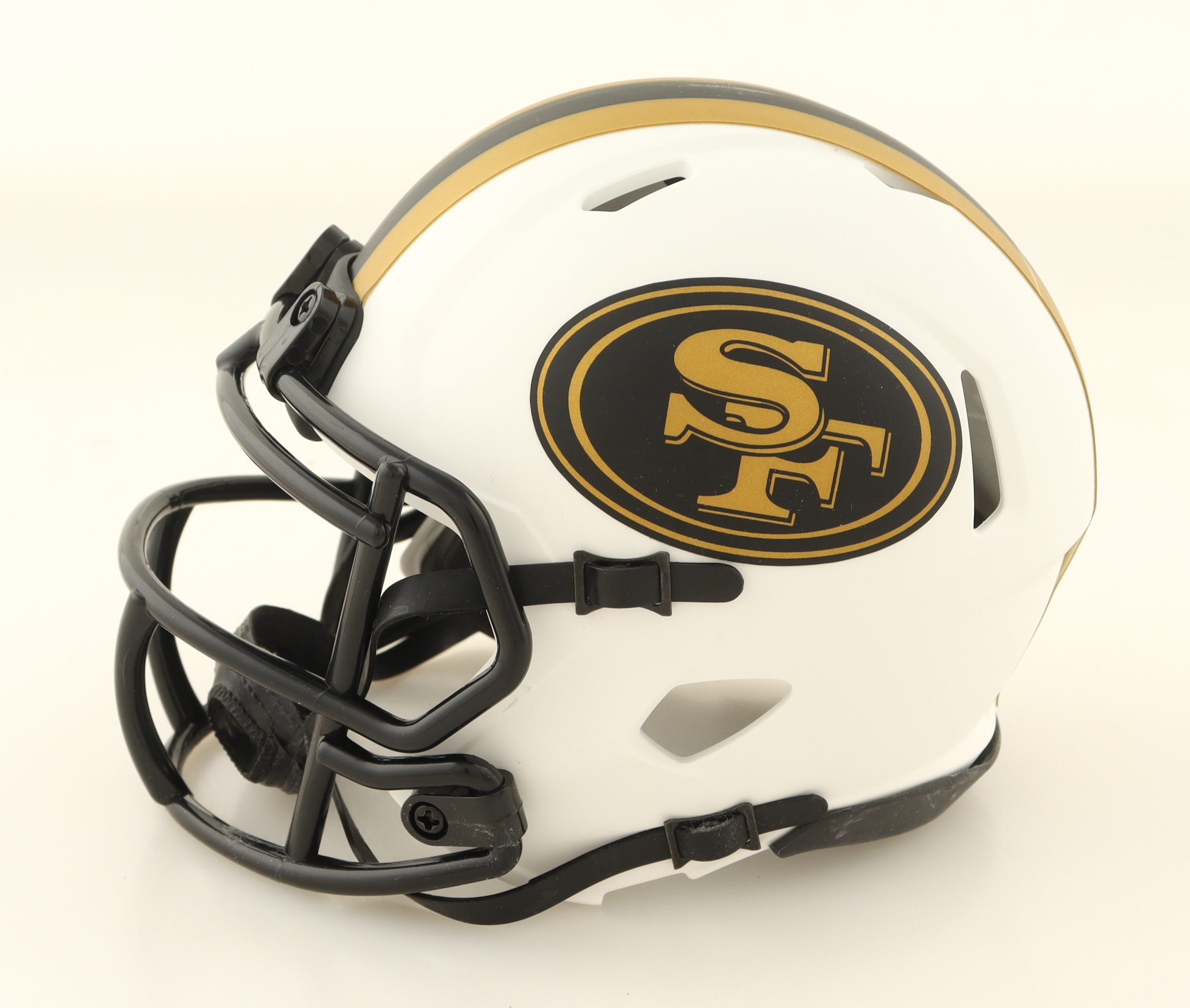Deebo Samuel Signed 49ers Lunar Eclipse Alternate Speed Mini Helmet (JSA) at PristineAuction.com Deebo Samuel Signed 49ers Lunar Eclipse Alternate Speed Mini Helmet (JSA) at PristineAuction.com