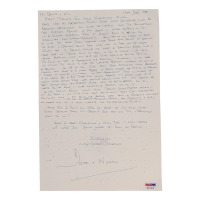 David Prowse Signed 8x10 Hand-Written Letter (PSA) at PristineAuction.com