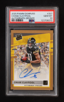 Chase Claypool 2020 Donruss Rated Rookies Autographs Bronze #327 RC (PSA 10) at PristineAuction.com