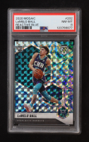 LaMelo Ball 2020-21 Panini Mosaic Mosaic Reactive Blue #262 RC (PSA 8) at PristineAuction.com