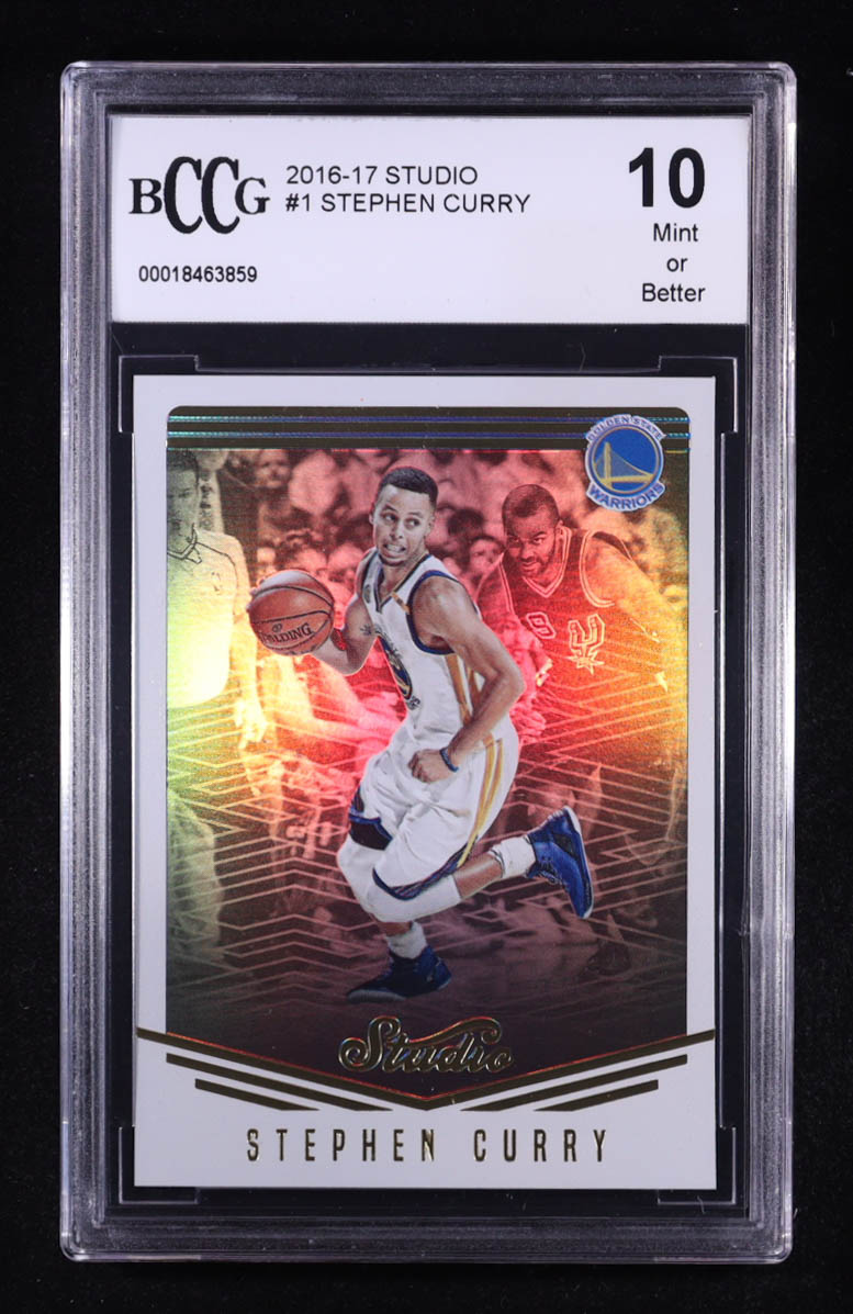 Stephen Curry 2016-17 Studio #1 (BCCG 10) at PristineAuction.com Stephen Curry 2016-17 Studio #1 (BCCG 10) at PristineAuction.com