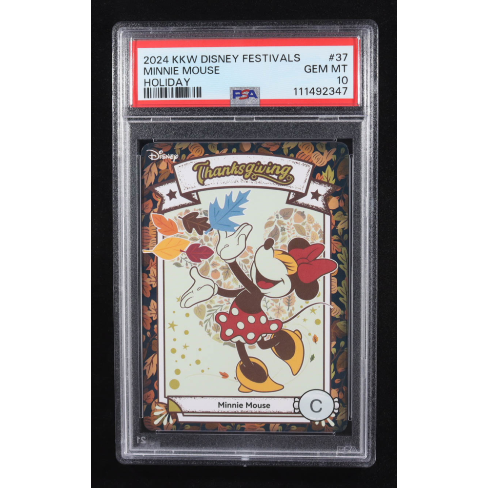 Minnie Mouse 2024 KKW Disney Festival Holiday Thanksgiving #37 (PSA 10) at PristineAuction.com