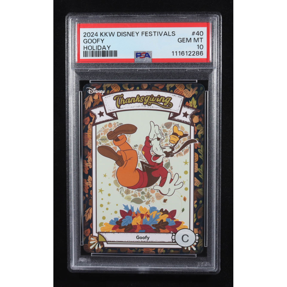 Goofy 2024 KKW Disney Festivals Holiday Thanksgiving #40 (PSA 10) at PristineAuction.com