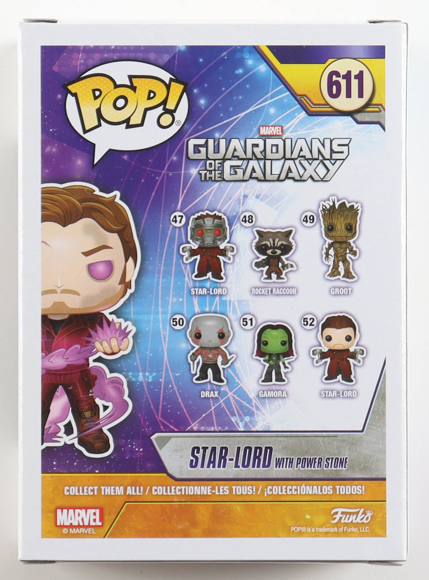 Chris Pratt Signed "Guardians of the Galaxy" #611 Star-Lord with Power Stone Funko Pop! Bobble-Head Vinyl Figure (Beckett) at PristineAuction.com Chris Pratt Signed "Guardians of the Galaxy" #611 Star-Lord with Power Stone Funko Pop! Bobble-Head Vinyl Figure (Beckett) at PristineAuction.com