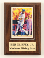 Ken Griffey Jr. Signed Mariners 1990 Score Scoremasters #30 with Plaque (PSA) at PristineAuction.com