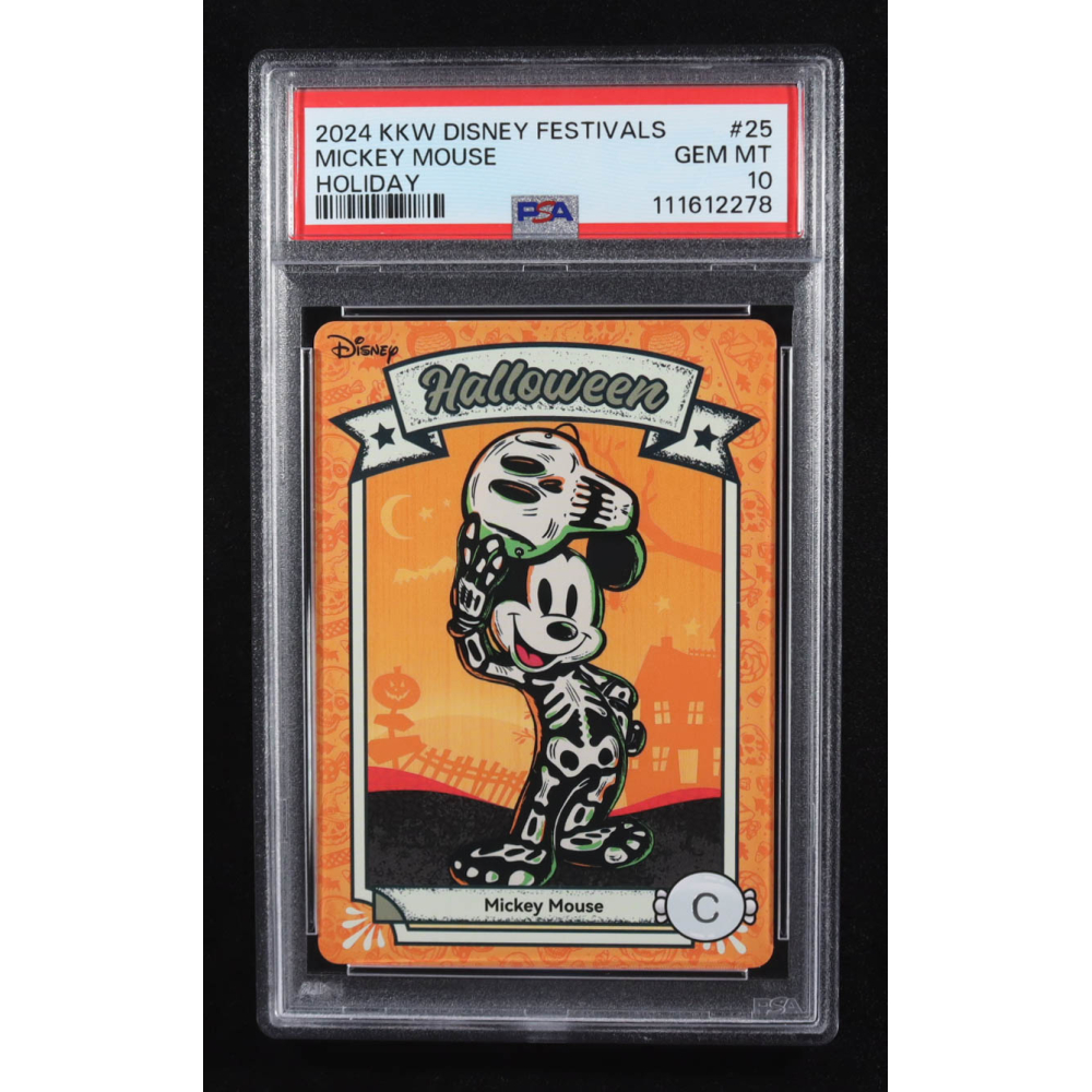 Mickey Mouse 2024 KKW Disney Festivals Halloween #25 (PSA 10) at PristineAuction.com