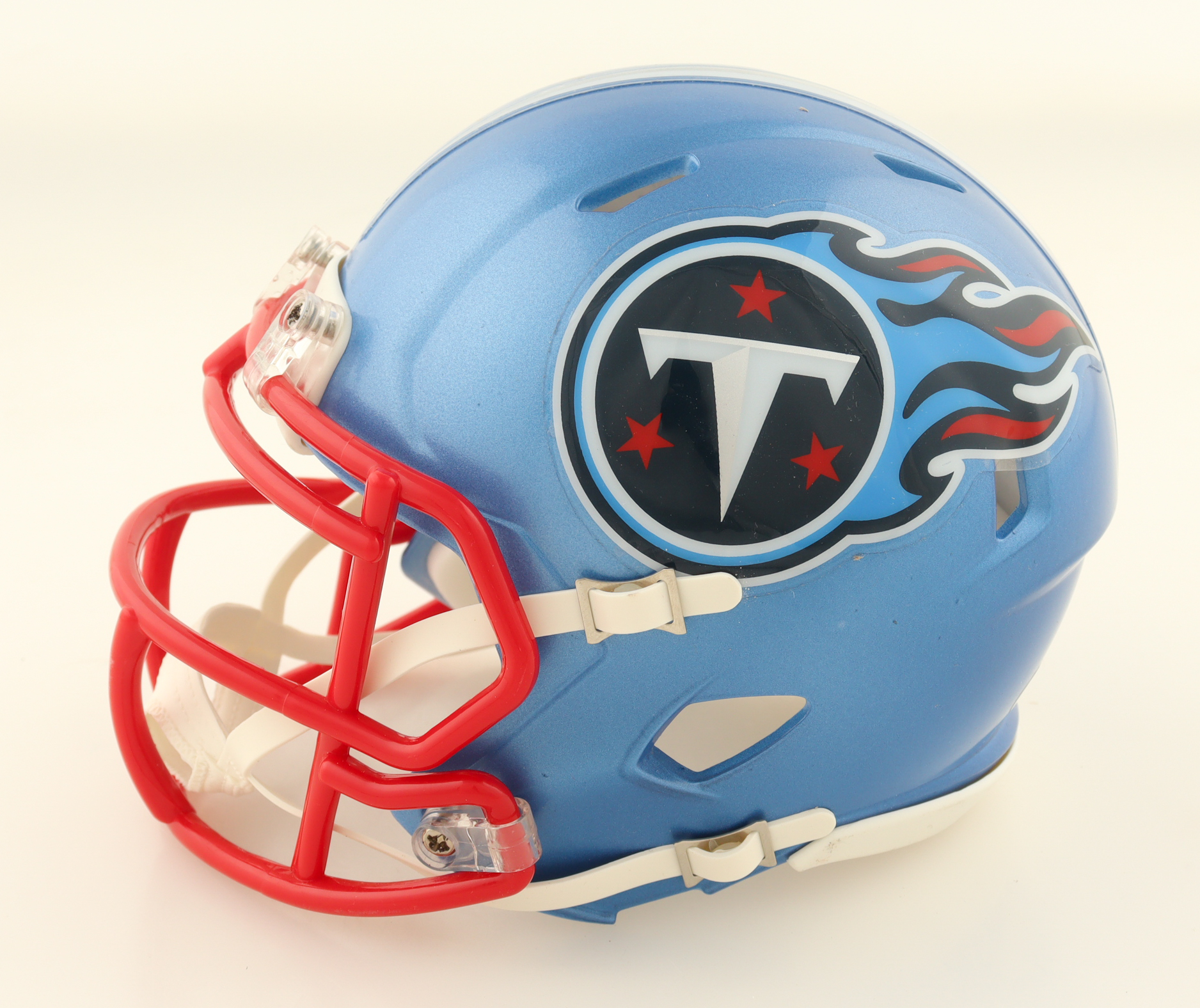Vince Young Signed Titans Flash Alternate Speed Mini Helmet (Schwartz) at PristineAuction.com Vince Young Signed Titans Flash Alternate Speed Mini Helmet (Schwartz) at PristineAuction.com