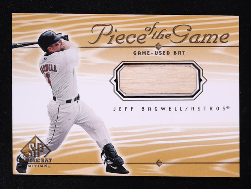 Jeff Bagwell 2001 SP Game Bat Edition Piece of the Game #JB at PristineAuction.com Jeff Bagwell 2001 SP Game Bat Edition Piece of the Game #JB at PristineAuction.com