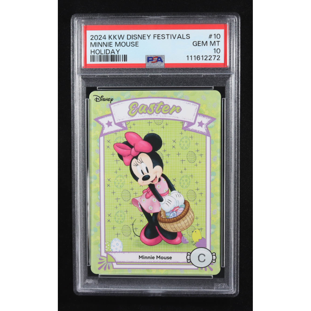 Minnie Mouse 2024 KKW Disney Festivals Holiday Easter #10 (PSA 10) at PristineAuction.com