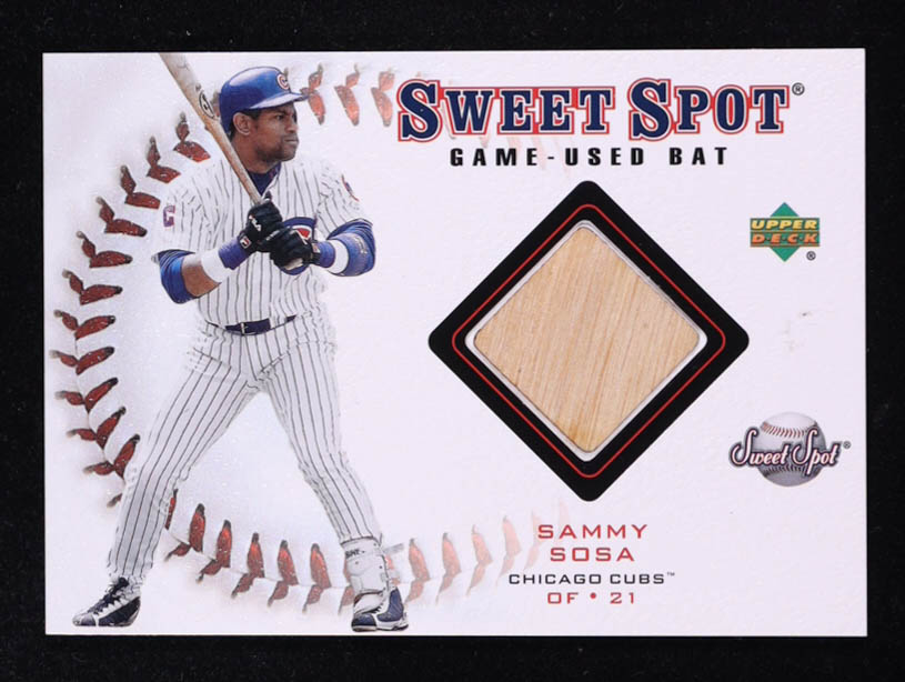 Sammy Sosa 2001 Sweet Spot Game Bat #BSS at PristineAuction.com Sammy Sosa 2001 Sweet Spot Game Bat #BSS at PristineAuction.com