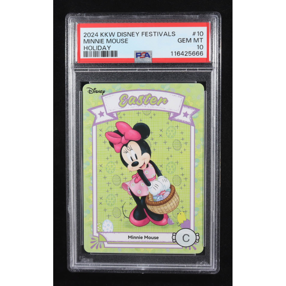 Minnie Mouse 2024 KKW Disney Festivals Holiday Easter #10 (PSA 10) at PristineAuction.com