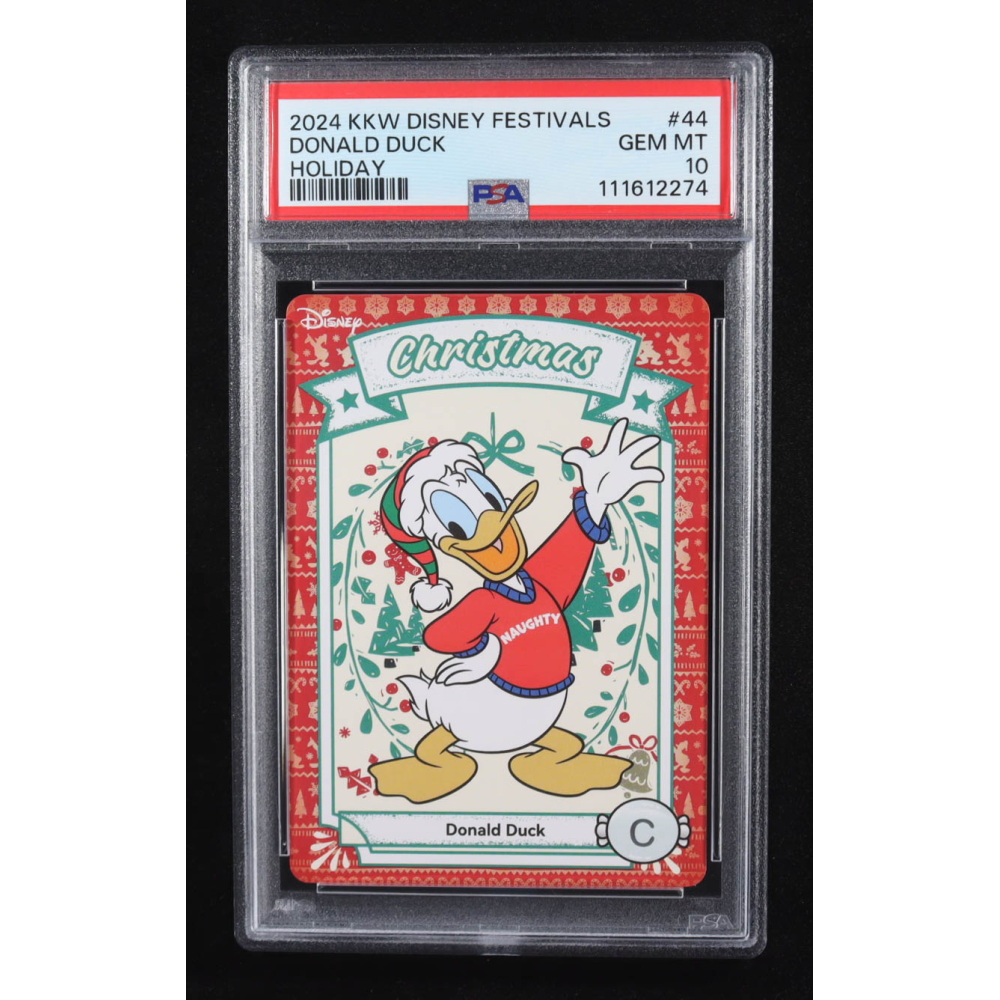 Donald Duck 2024 KKW Disney Festivals Holiday Christmas #44 (PSA 10) at PristineAuction.com Donald Duck 2024 KKW Disney Festivals Holiday Christmas #44 (PSA 10) at PristineAuction.com