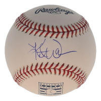 Kurt Warner Signed OML Hall of Fame Logo Baseball (JSA) at PristineAuction.com