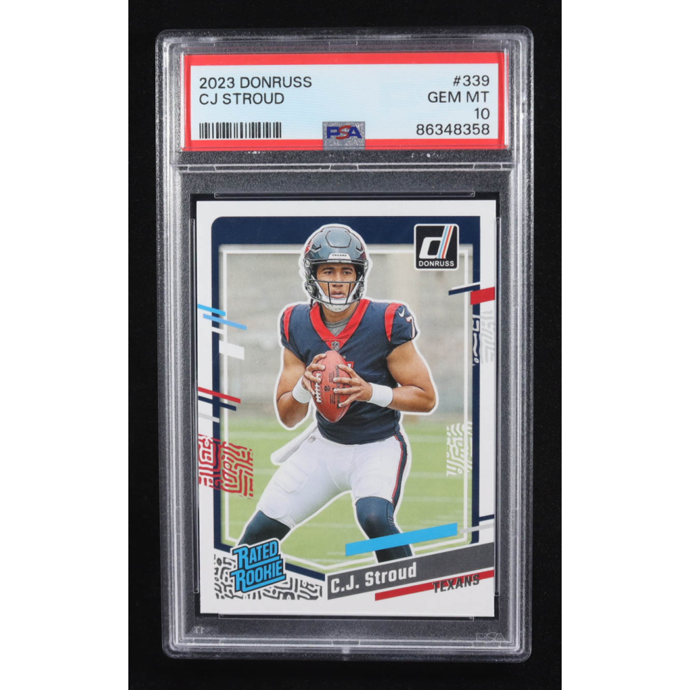 CJ Stroud 2023 Donruss #339 RR RC (PSA 10) at PristineAuction.com