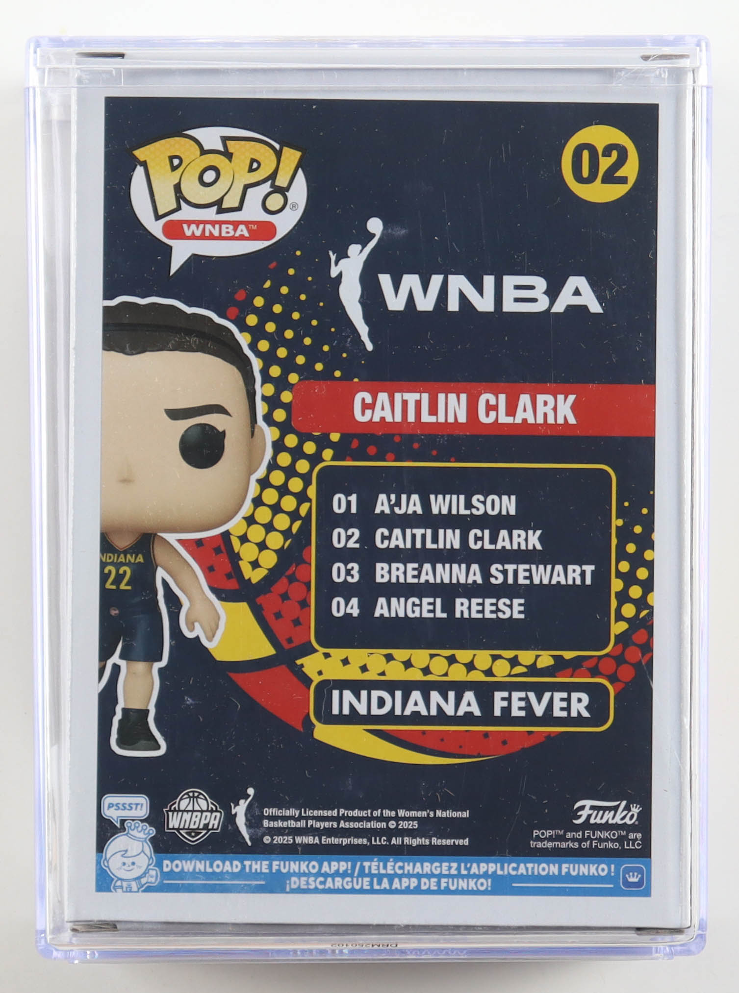 Caitlin Clark Signed Indiana Fever #02 Funko Pop! Vinyl Figure (PSA) at PristineAuction.com Caitlin Clark Signed Indiana Fever #02 Funko Pop! Vinyl Figure (PSA) at PristineAuction.com