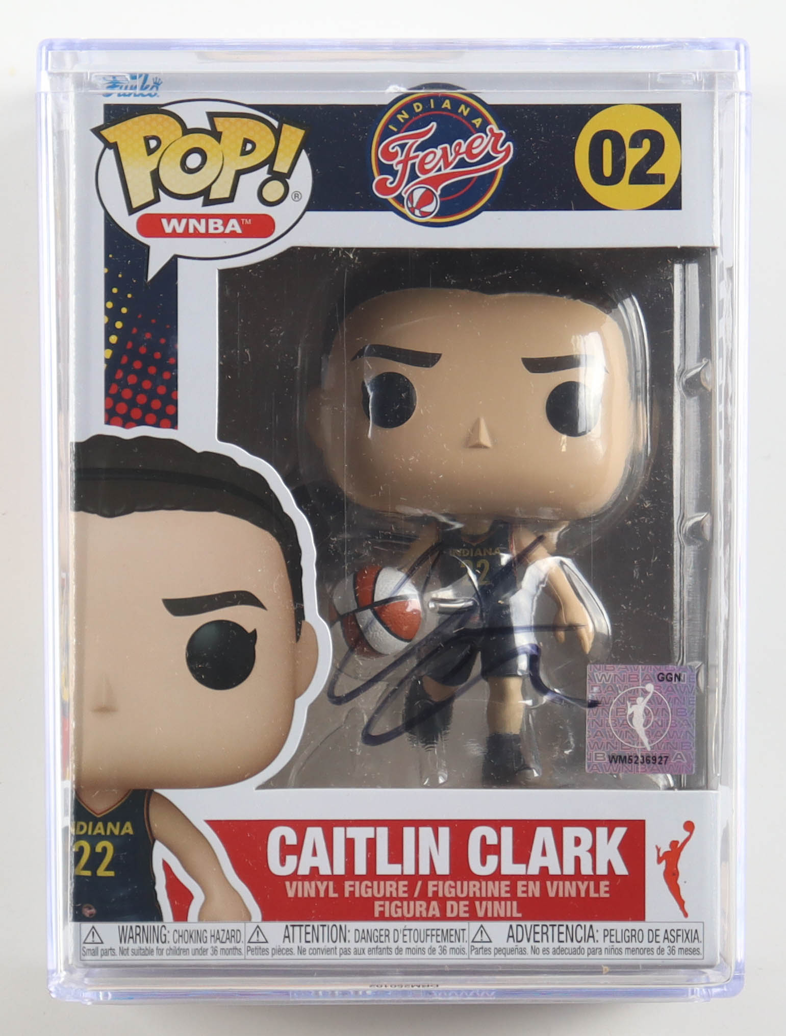 Caitlin Clark Signed Indiana Fever #02 Funko Pop! Vinyl Figure (PSA) at PristineAuction.com Caitlin Clark Signed Indiana Fever #02 Funko Pop! Vinyl Figure (PSA) at PristineAuction.com