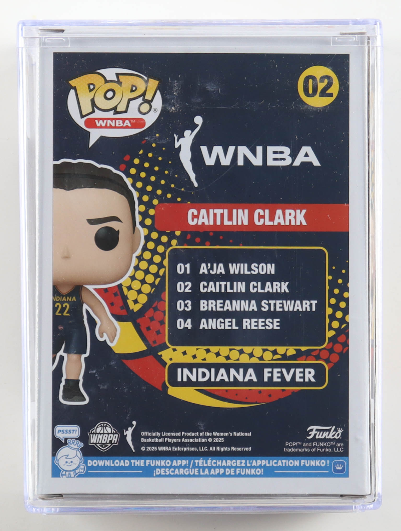 Caitlin Clark Signed Indiana Fever #02 Funko Pop! Vinyl Figure (PSA) at PristineAuction.com Caitlin Clark Signed Indiana Fever #02 Funko Pop! Vinyl Figure (PSA) at PristineAuction.com