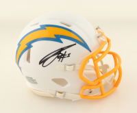 Joshua Palmer Signed Chargers Speed Mini Helmet (JSA & PIA) at PristineAuction.com