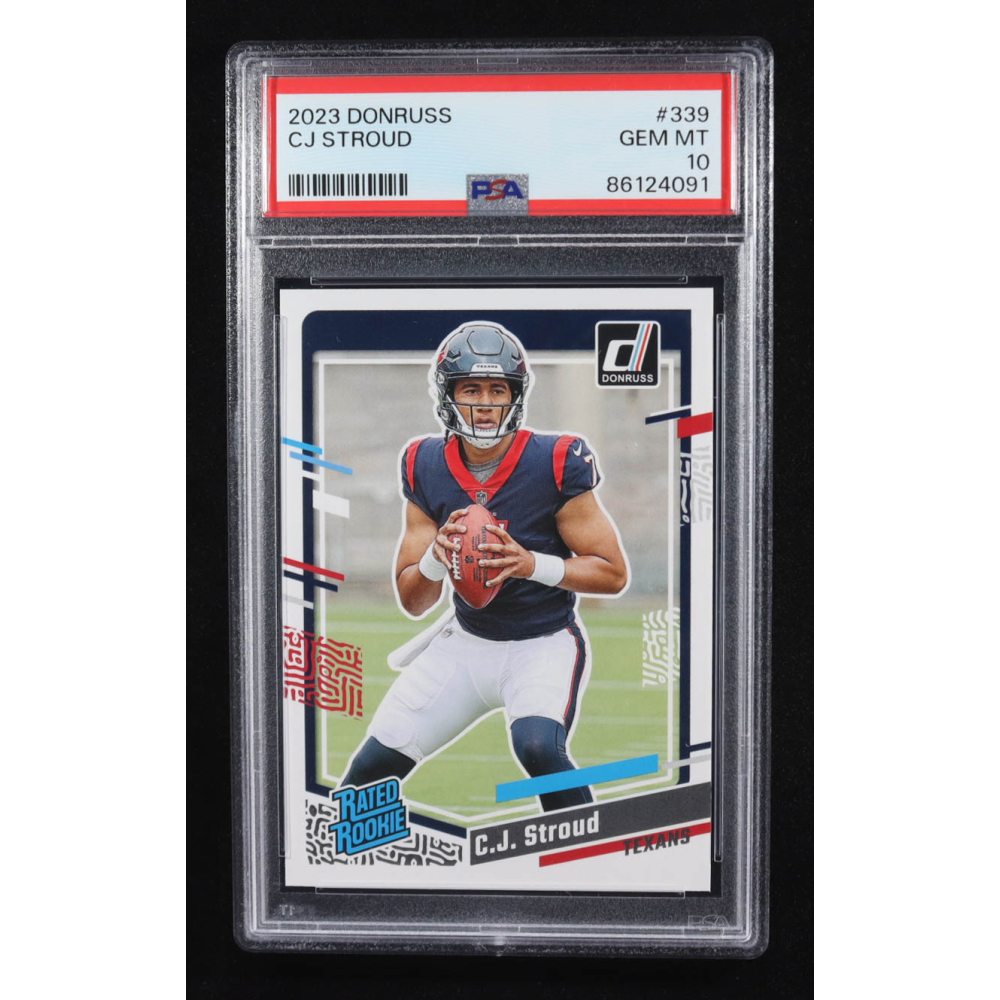 CJ Stroud 2023 Donruss #339 RR RC (PSA 10) at PristineAuction.com