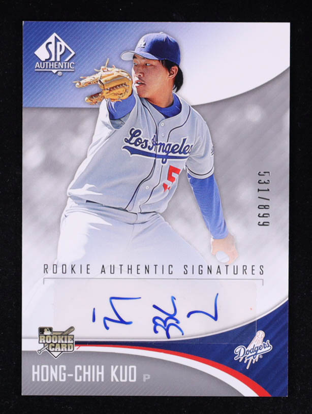 Hong-Chih Kuo 2006 SP Authentic #220 AU #531/899 RC at PristineAuction.com Hong-Chih Kuo 2006 SP Authentic #220 AU #531/899 RC at PristineAuction.com