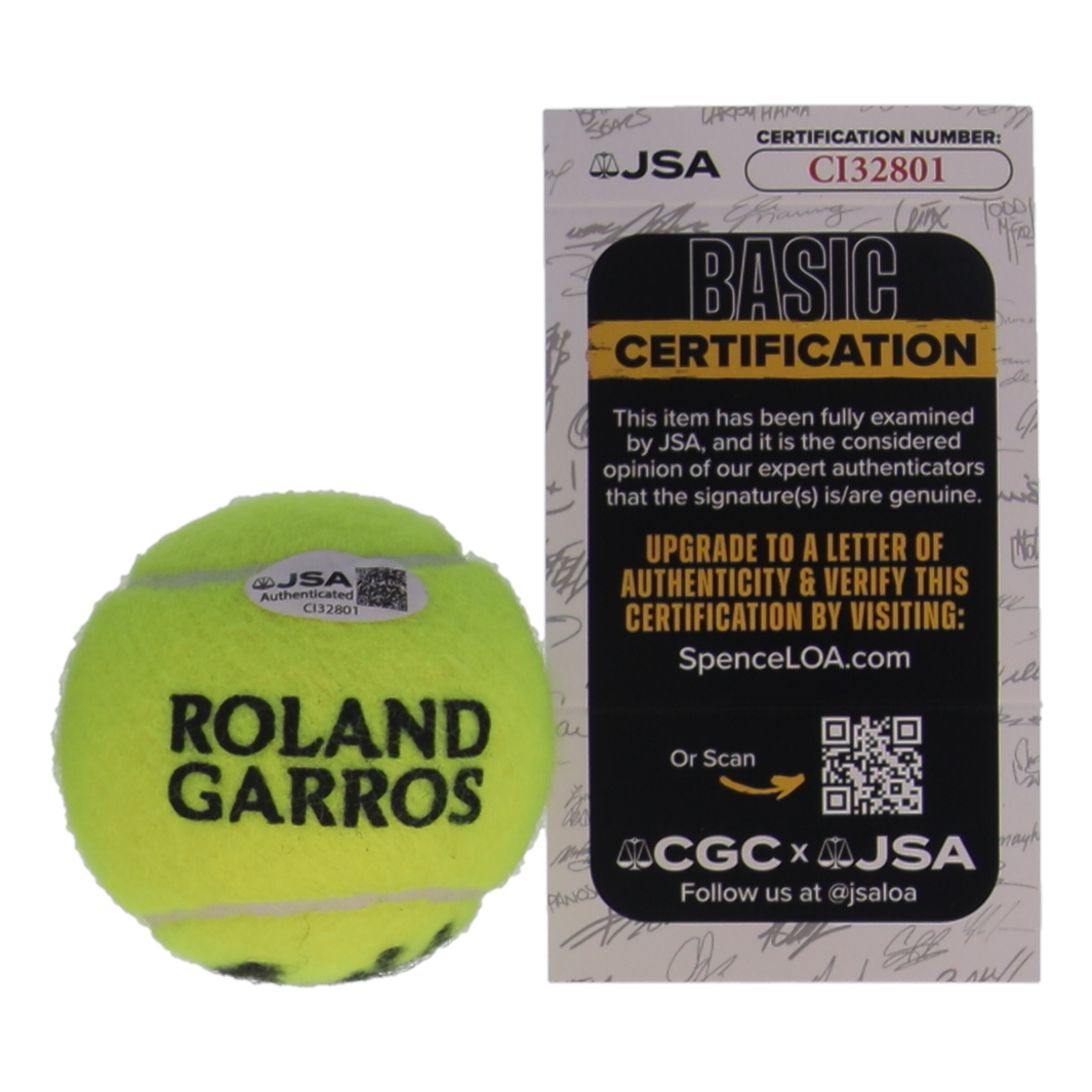 Andy Roddick Signed Tennis Ball (JSA) at PristineAuction.com Andy Roddick Signed Tennis Ball (JSA) at PristineAuction.com