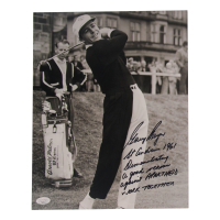 Gary Player Signed 11x14 Photo with Extended Inscription (JSA) at PristineAuction.com