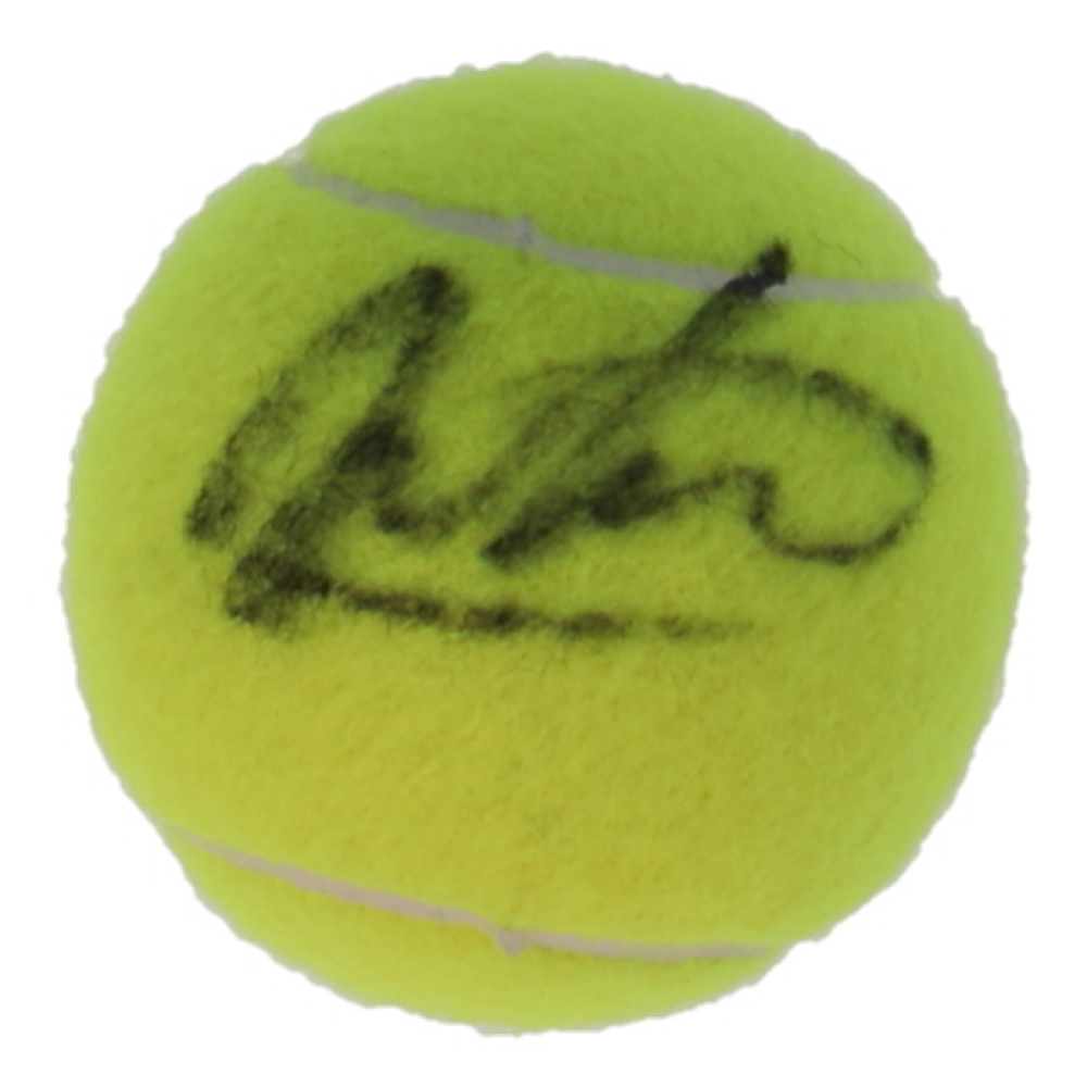 Jakub Men&scaron;&iacute;k Signed Tennis Ball (JSA) at PristineAuction.com