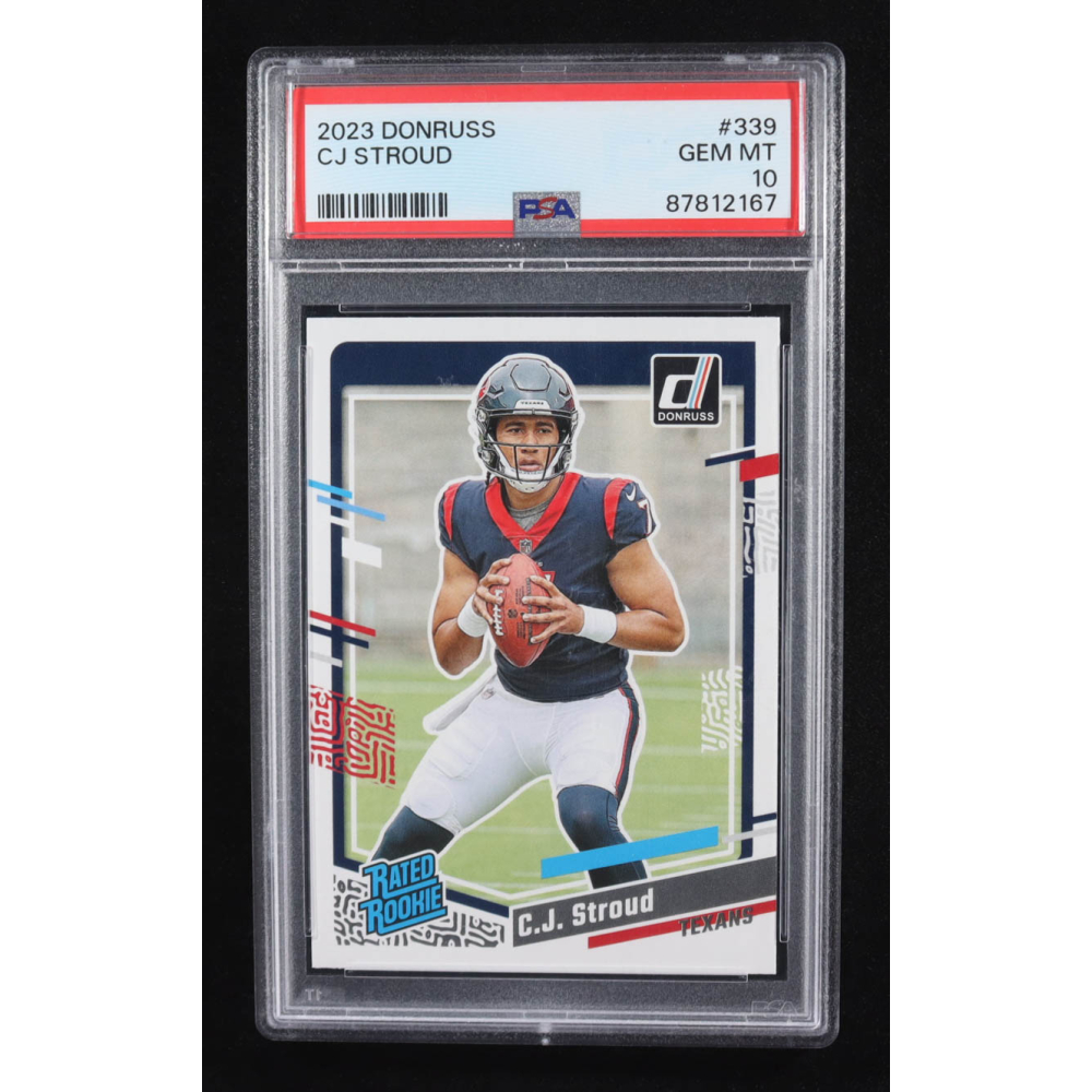 CJ Stroud 2023 Donruss #339 RR RC (PSA 10) at PristineAuction.com