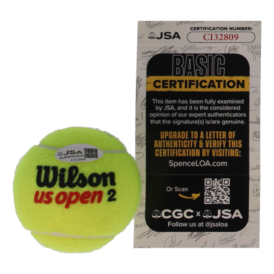 Casper Ruud Signed Tennis Ball (JSA) at PristineAuction.com Casper Ruud Signed Tennis Ball (JSA) at PristineAuction.com