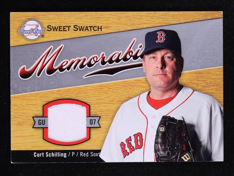 Curt Schilling 2007 Sweet Spot Sweet Swatch Memorabilia #SWCS at PristineAuction.com Curt Schilling 2007 Sweet Spot Sweet Swatch Memorabilia #SWCS at PristineAuction.com