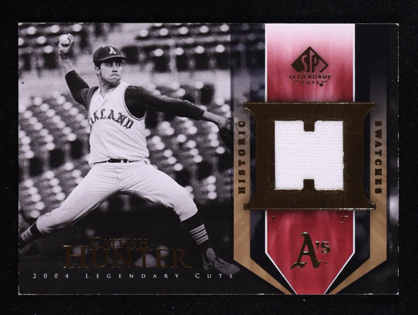 Catfish Hunter 2004 SP Legendary Cuts Historic Swatches Pants #CH at PristineAuction.com Catfish Hunter 2004 SP Legendary Cuts Historic Swatches Pants #CH at PristineAuction.com