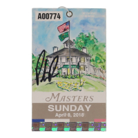 Patrick Read Signed 2018 Masters Ticket (JSA) at PristineAuction.com