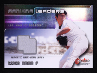 Hideo Nomo 2002 Fleer Genuine Leaders Game Jersey #8 at PristineAuction.com