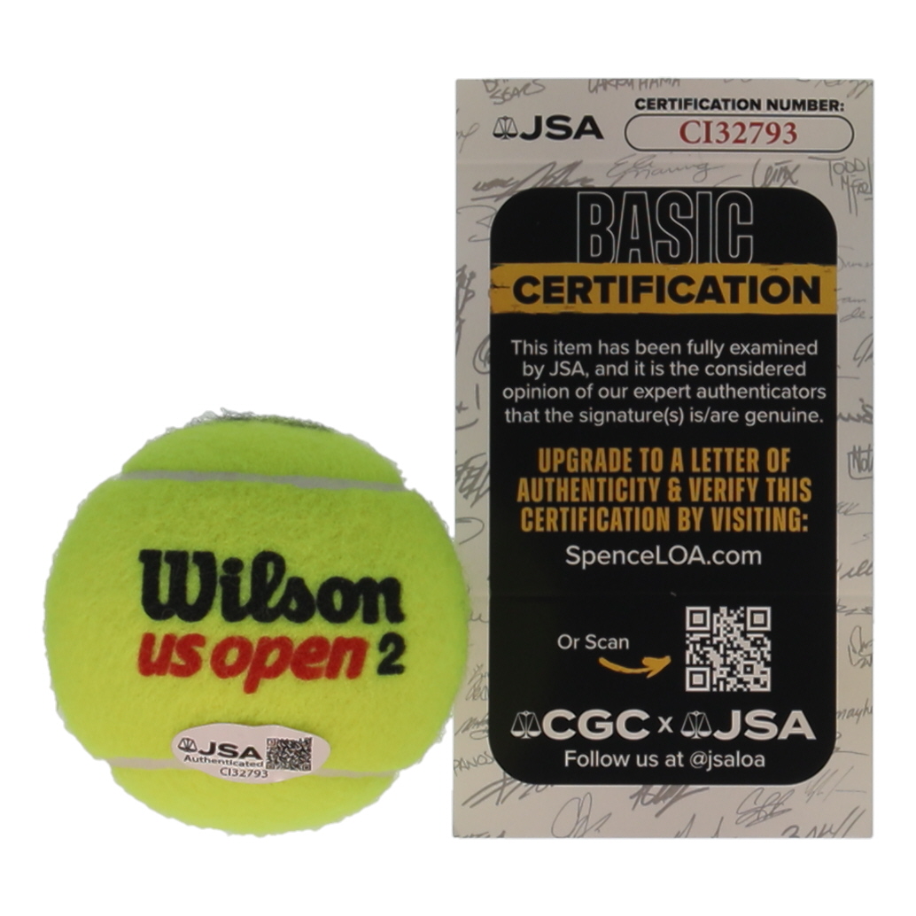 Alexander Zverev Signed Tennis Ball (JSA) at PristineAuction.com Alexander Zverev Signed Tennis Ball (JSA) at PristineAuction.com