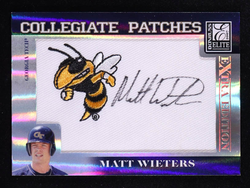Matt Wieters 2007 Donruss Elite Extra Edition Collegiate Patches #37 #089/250 RC at PristineAuction.com Matt Wieters 2007 Donruss Elite Extra Edition Collegiate Patches #37 #089/250 RC at PristineAuction.com