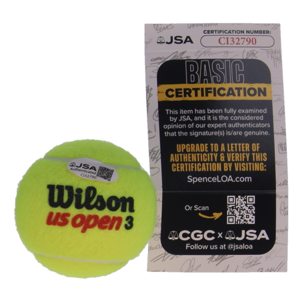 Alexander Zverev Signed Tennis Ball (JSA) at PristineAuction.com Alexander Zverev Signed Tennis Ball (JSA) at PristineAuction.com