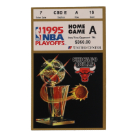 1995 Bulls NBA Playoffs Game Ticket at PristineAuction.com