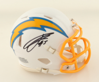 Joshua Palmer Signed Chargers Speed Mini Helmet (JSA & PIA) at PristineAuction.com