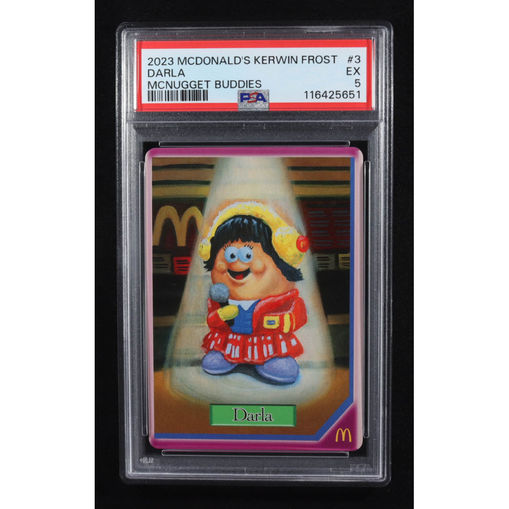 Darla 2023 McDonalds Kerwin Frost McNugget Buddies #3 (PSA 5) at PristineAuction.com Darla 2023 McDonalds Kerwin Frost McNugget Buddies #3 (PSA 5) at PristineAuction.com