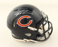 Roschon Johnson Signed Bears Speed Mini Helmet (JSA & PIA) at PristineAuction.com